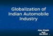 Globalization of Indian Automobile Industry - Copy