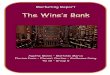 The wine's bank   marketing report