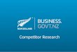 Researching Business Competitors