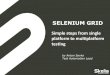 Selenium Grid. Simple Steps from Single Platform to Multiplatform Testing