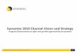Symantec 2010 Channel Vision and Strategy