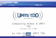 "UMTS TDD vs. WiMax
