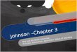 Johnson - Chapter 3