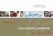 CHO Group Presentation on Accountable Leadership - by Mark Samuel