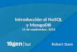 Introducción a NoSQL y MongoDB Webinar