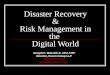 Disaster recovery enw