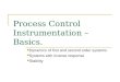 Process Control Instrumentation – Basics