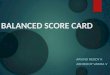 Balanace score card ppt