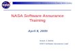 NASA Software Assurance Training