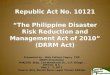 RA 10121_DRRM Act Tagalog