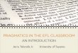 Pragmatics in the EFL classroom: An introduction