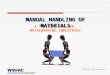 Manual Handling of Materials