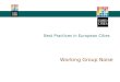 Best practices in european cities