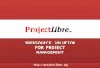 ProjectLibre 1.5 - Lesson 1 - Presentation of the initiative