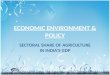 Economic Environment & Policy Ppt