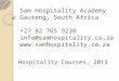 Hospitality Short Courses, 2013 - Sam Hospitality Academy