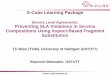S-CUBE LP: Preventing SLA Violations in Service Compositions Using Aspect-Based Fragment Substitution