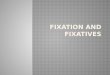 Fixation and Fixatives
