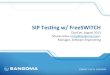 SIP Testing with FreeSWITCH