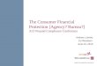 The Consumer Financial Protection