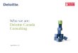 Deloitte Canada - Consulting Practice