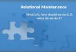 Ipc lesson plan 14   relational maintenance