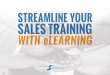 Streamline Your Sales Training with eLearning