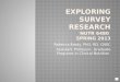 Exploring survey research 3 13 with audio