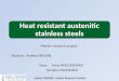 Heat resistance of austenitic stainless steels