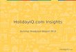 HolidayIQ.com Insights: Summer Predictions Report 2013