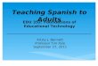Teaching Adults Spanish