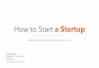 How to start a Startup - Sam Altman