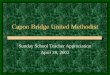 Capon Bridge United Methodist Sunday School Teacher Appreciation, 2001