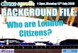 Background file   who are london citizens