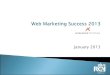 Web Marketing Success 2013