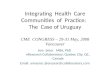 Integrating Health Care Communities of Practice - Uruguay Final Cme New Integrating  Health  Care Communities  Of  Practice Final 27 May