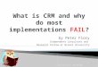 What is crm and why do most implementations fail
