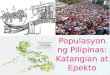 Ang Populasyon Ng Pilipinas
