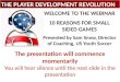 NSCAA Webinar - 10 reasons for small sided games presented by Sam Snow