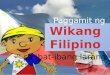 Paggamit ng Wikang Filipino