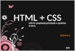 HTML + CSS - Lezione 3