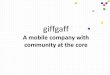 giffgaff: A mobile company with community at the core
