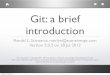 Intro to git (one hour version)