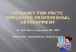 Intranet for prctc employees professional development2