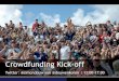 Crowdfunding Kick-off Workshop 2014