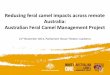 Bidda Jones: 'The AFCMP as a model for integrating animal welfare standards into large feral herbivore management'. Reducing feral camel impacts across remote Australia: Australian