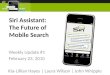 SIRI: Future of Search