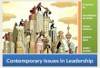 Contemporary issues in leadership - concepts that can address contemporary issues
