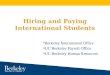 Hiring and Paying International Students for On-Campus Employment