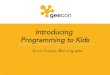 Introduce Programming to Kids at Geecon 2014
